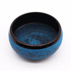Earth Powder Singing Bowl Blue Mantra Five Buddha