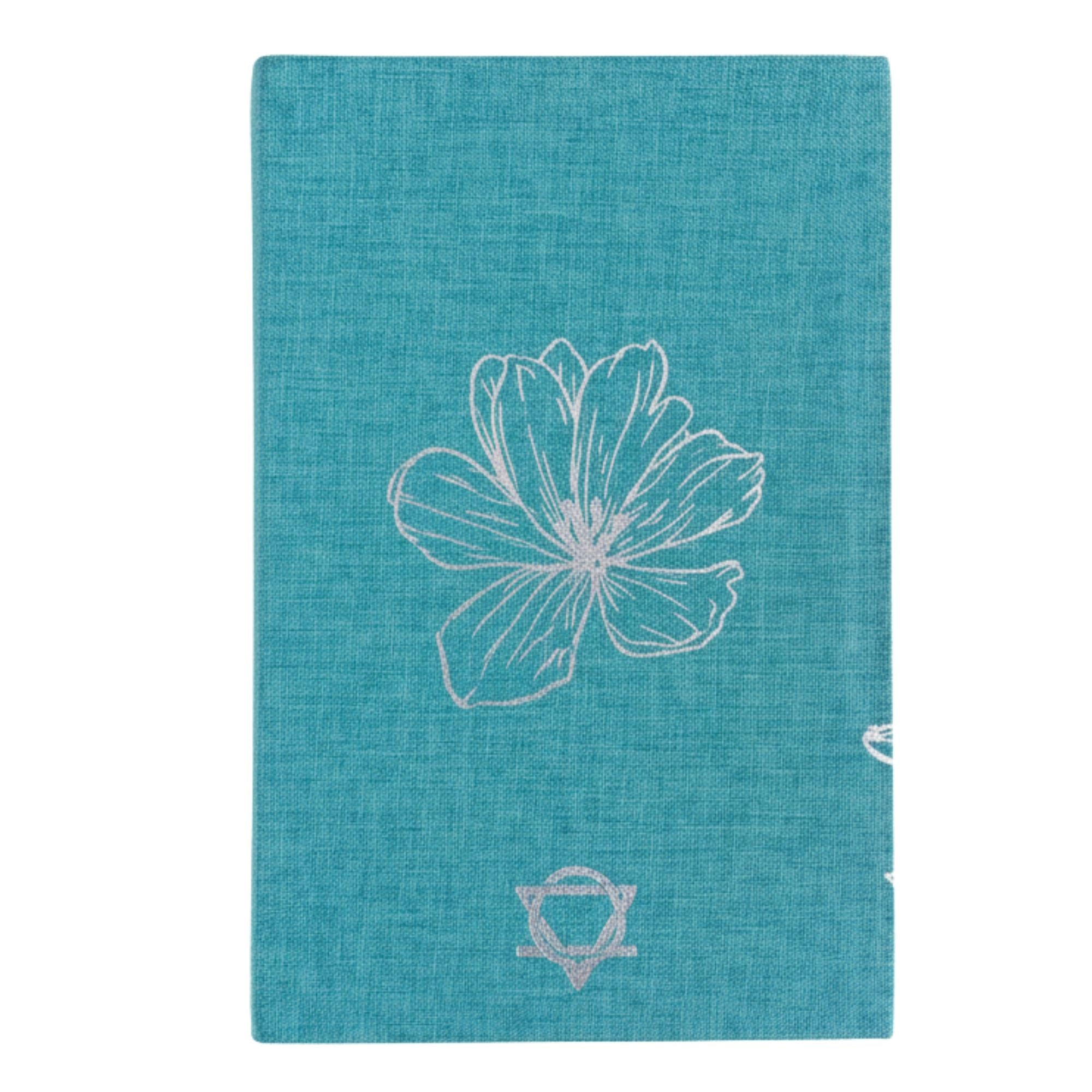 I am Thankful For Blue Gratitude Journal with Silver Lining