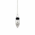 Shadow Seer - Double Power Pendulum - Obsidian Globe - Clear Quartz Double Terminated