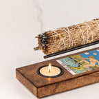 The Star Large Enamelled Sage Stick Burner