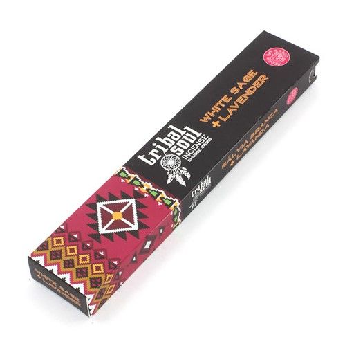 White Sage + Lavender Incense Sticks - Tribal Soul