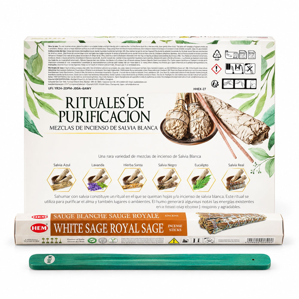 HEM White Sage Incense Collection - 6 Assorted Packs
