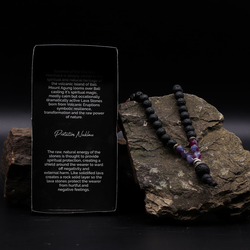 Embracing the Dark Side Essence of the Volcano Necklace