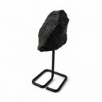 Mineral Specimen on Metal Stand - Black Tourmaline