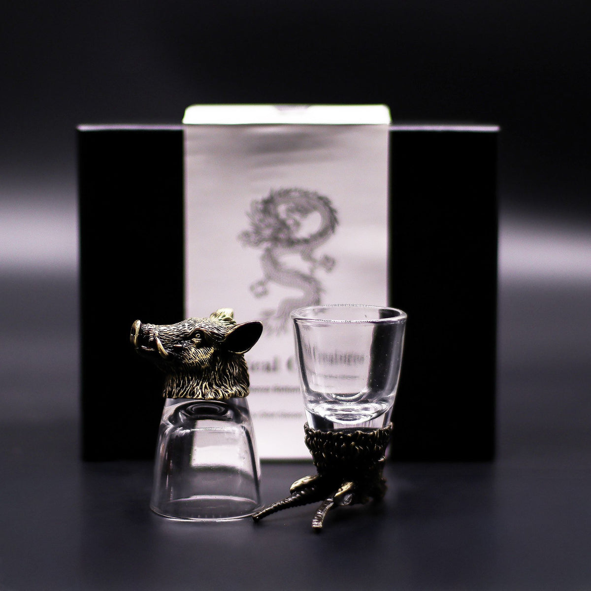 Wild Forest Creatures Shot Glass Gift Set - 6 x 50ml