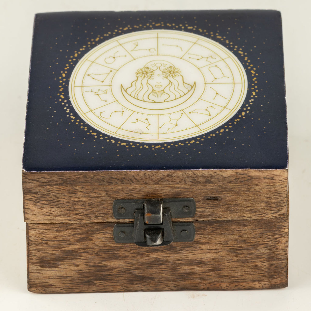 Virgo Small Enamelled Keepsake Box
