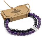 Amethyst Magnetic Gemstone Bracelet