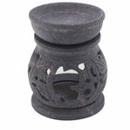 Om Small Soapstone Oil Burner 8cm