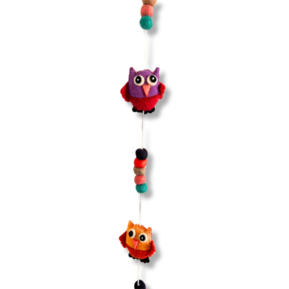 Owl Felt Wall Hanging