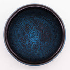 Earth Powder Singing Bowl Blue Mantra Five Buddha