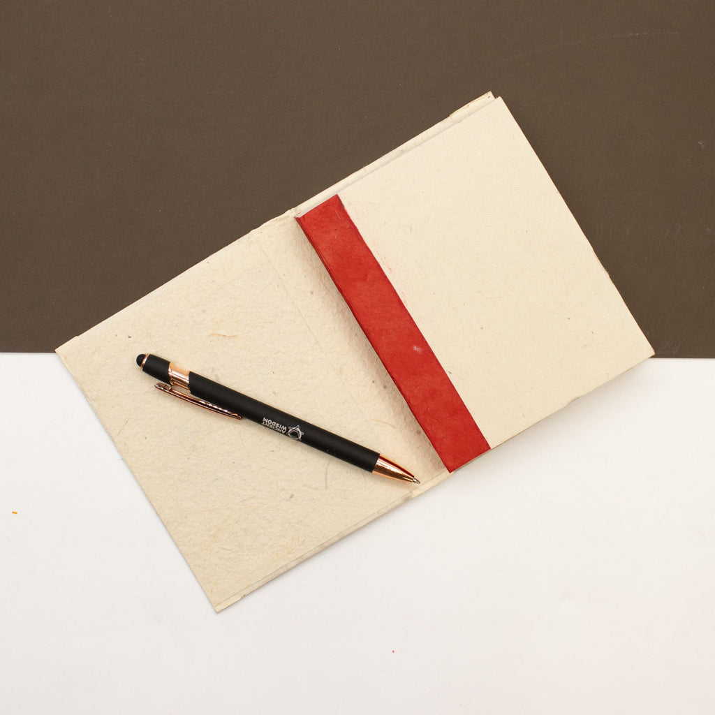 Lokta Paper Notebook | Real Himalayan Floral Design | 15x12cm