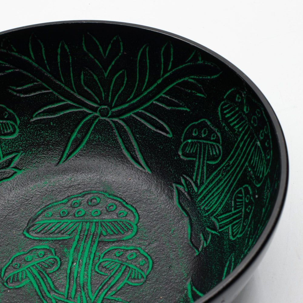 The Mushroom Grove Singing Bowl — Green