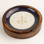 Libra Mango Wood Mini Bowl & Incense Stick Holder