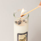 Luck Magic Spell Candle | Liquorice & Black Agate