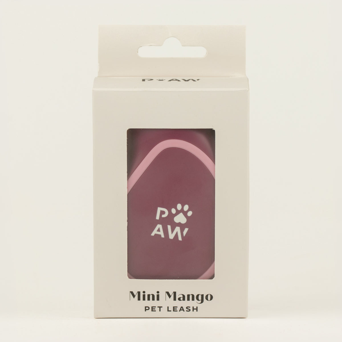 Mini Mango Retractable Dog Lead with Wrist Strap - Plum - 3m