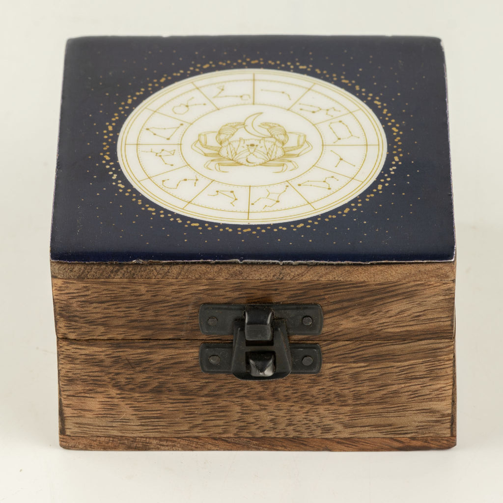 Cancer Small Enamelled Keepsake Box