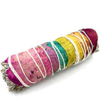 7 Chakras Rose Petals Smudge Stick Sage 10 cm