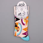 Psychedelic Evil Eye Hop Hare Bamboo Socks S/M