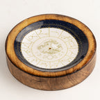 Aquarius Mango Wood Mini Bowl & Incense Stick Holder