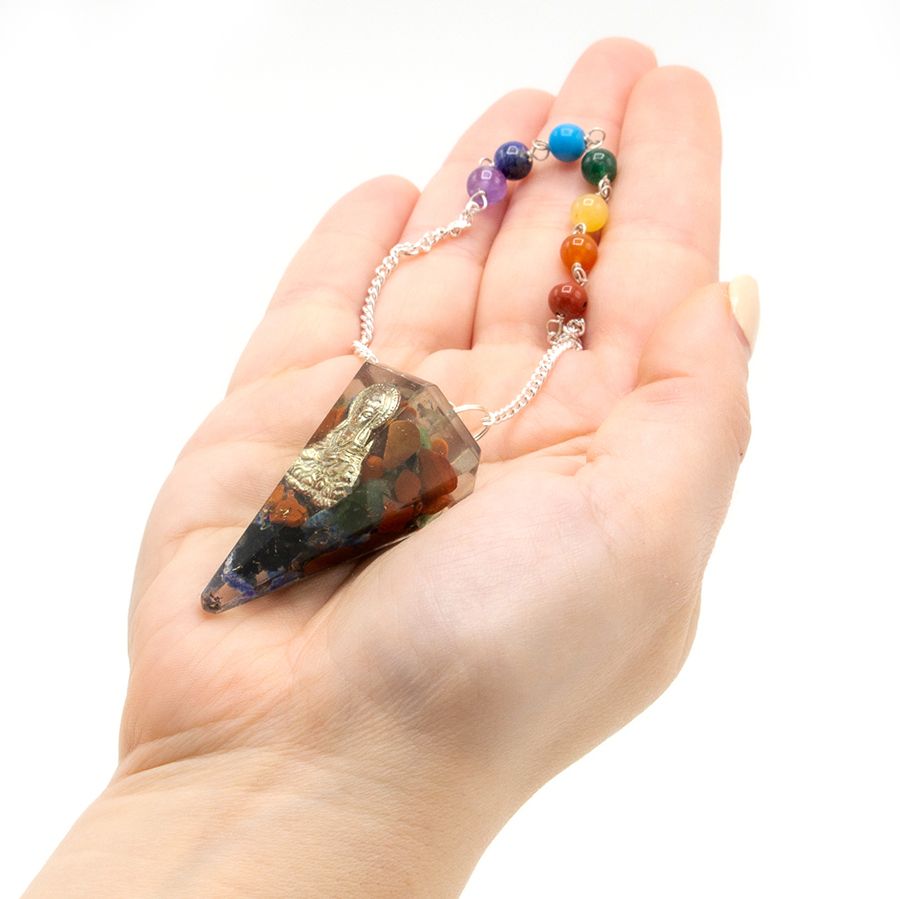 Orgonite Buddha Chakra Pendulum