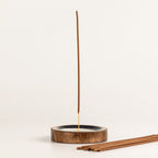 Libra Mango Wood Mini Bowl & Incense Stick Holder