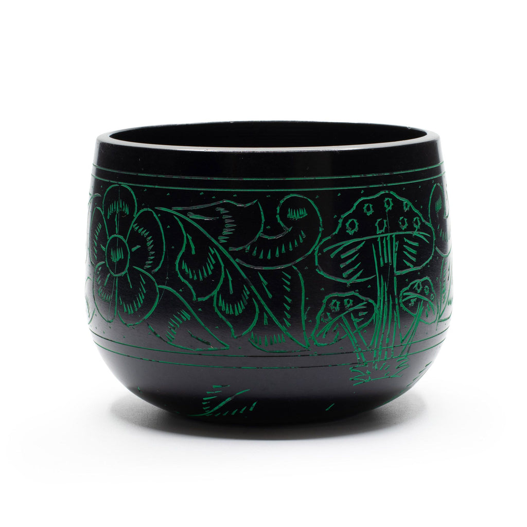 The Mushroom Cauldron Singing Bowl — Green