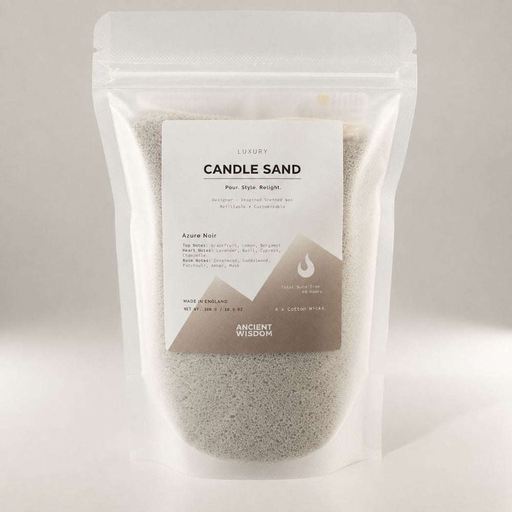 Warm Grey Azure Noir Candle Sand - 300g