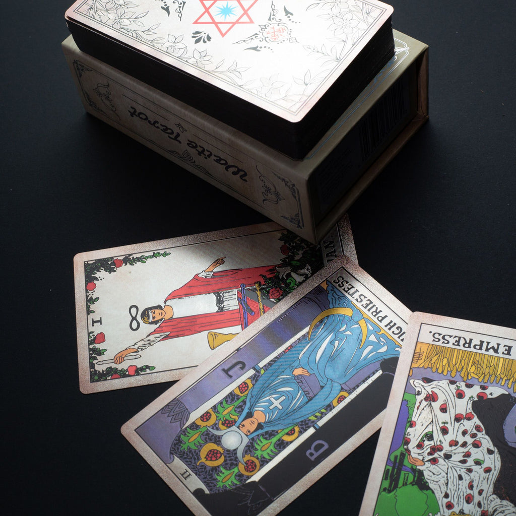 Silver Foil Waite Tarot Card Set - with booklet