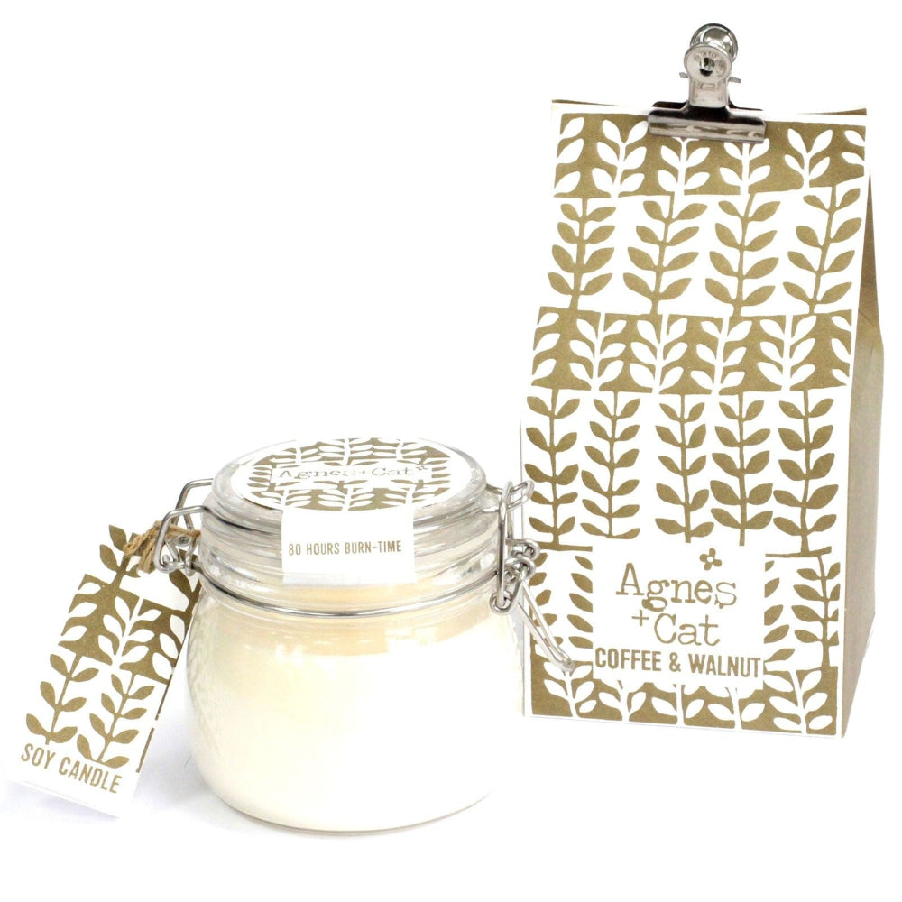Agnes + Cat - Kilner Jar Candle - Coffee and Walnut