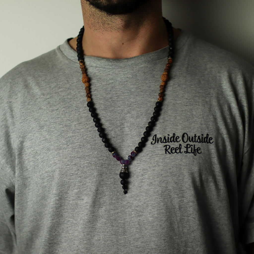 Embracing the Dark Side Essence of the Volcano Necklace