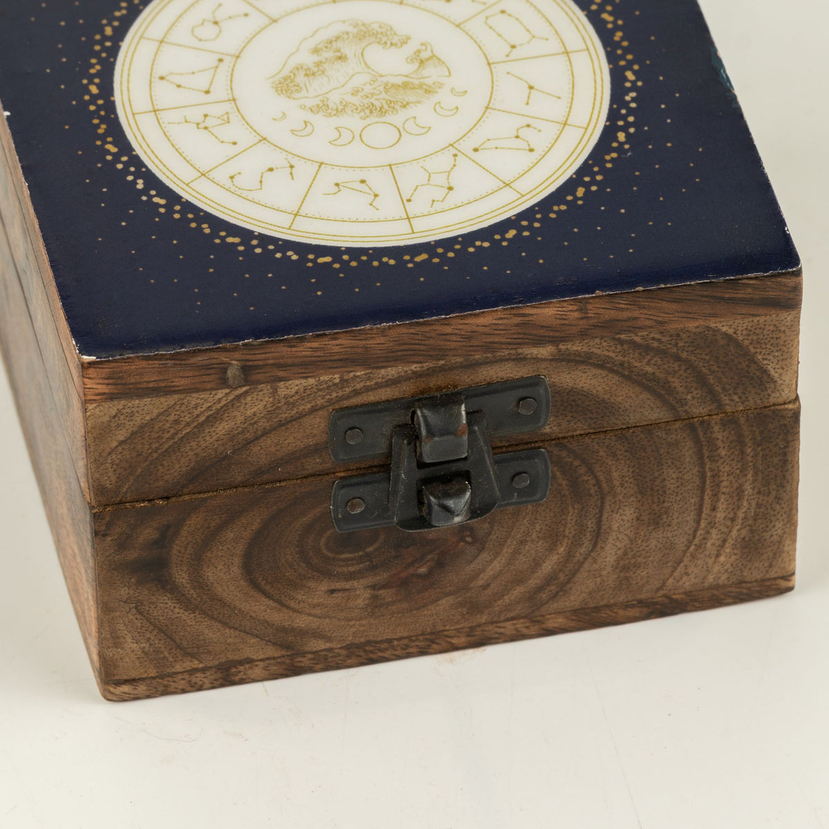 Aquarius Small Enamelled Keepsake Box