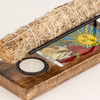 The Sun Large Enamelled Sage Stick Burner
