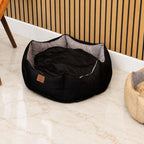 Black & Grey  Large Royal Crown Bed –  PAW