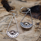 Luna Balance Silver & Gold Earrings
