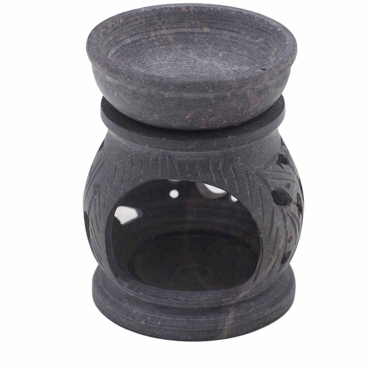Om Small Soapstone Oil Burner 8cm