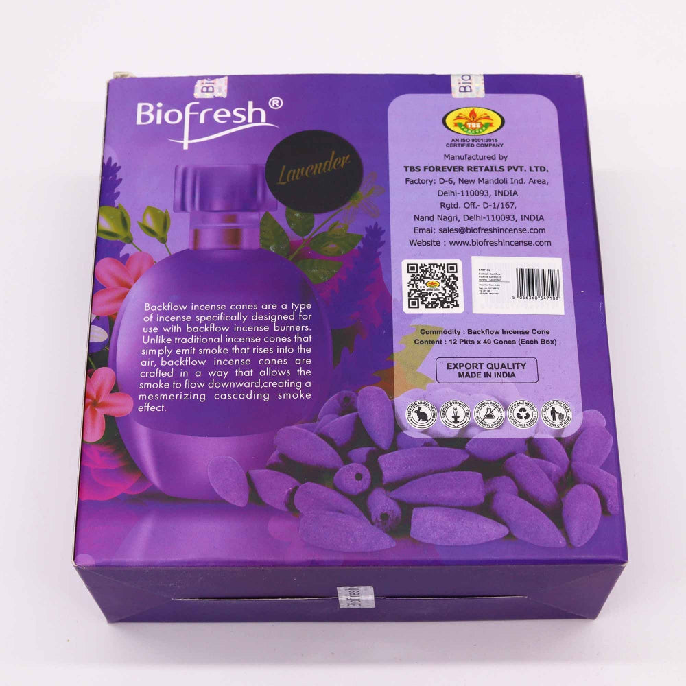 Lavender Backflow Incense Cones