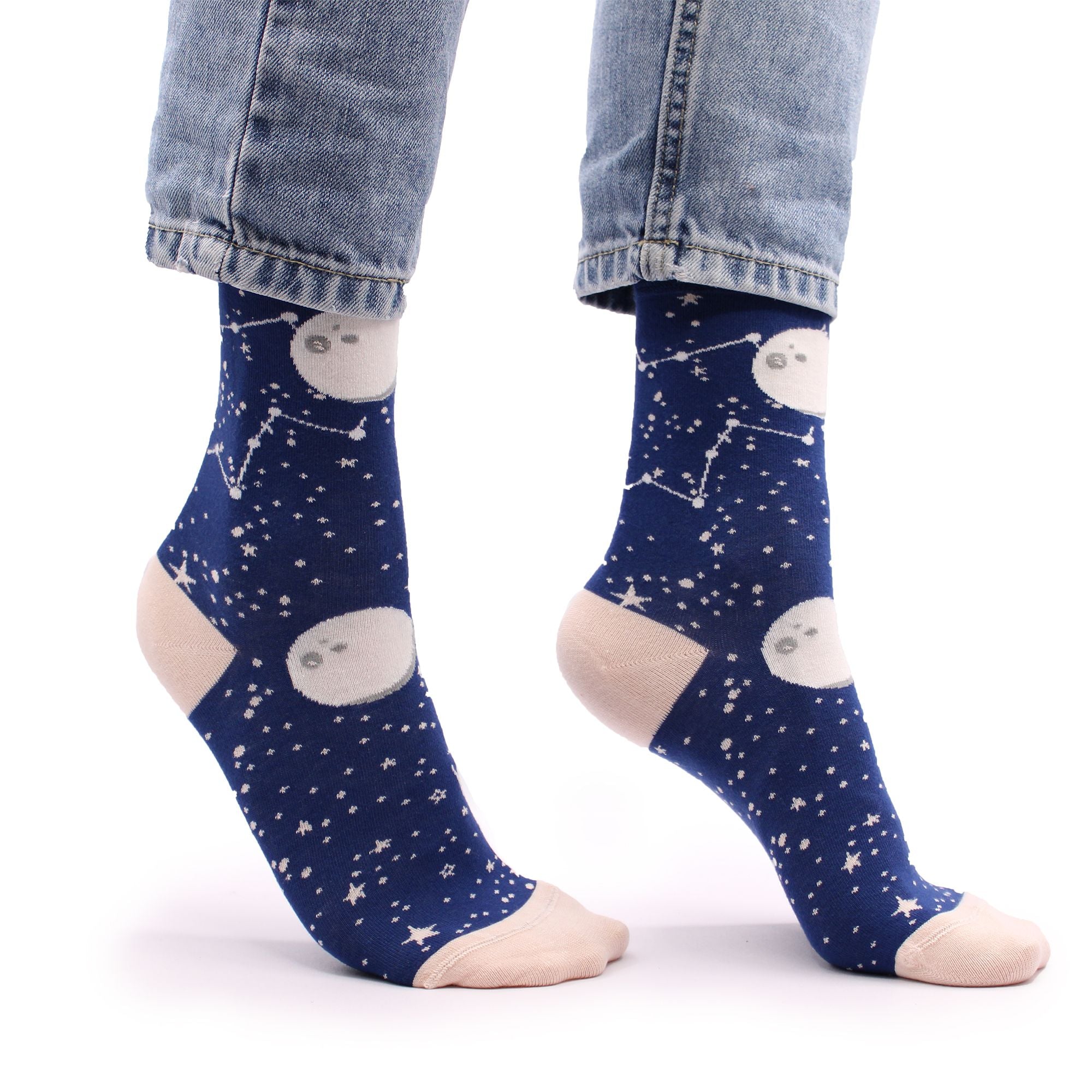 Moon Walk Hop Hare Bamboo Socks S/M