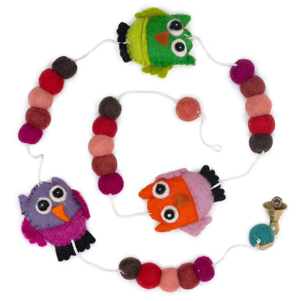 Owl Felt Wall Hanging