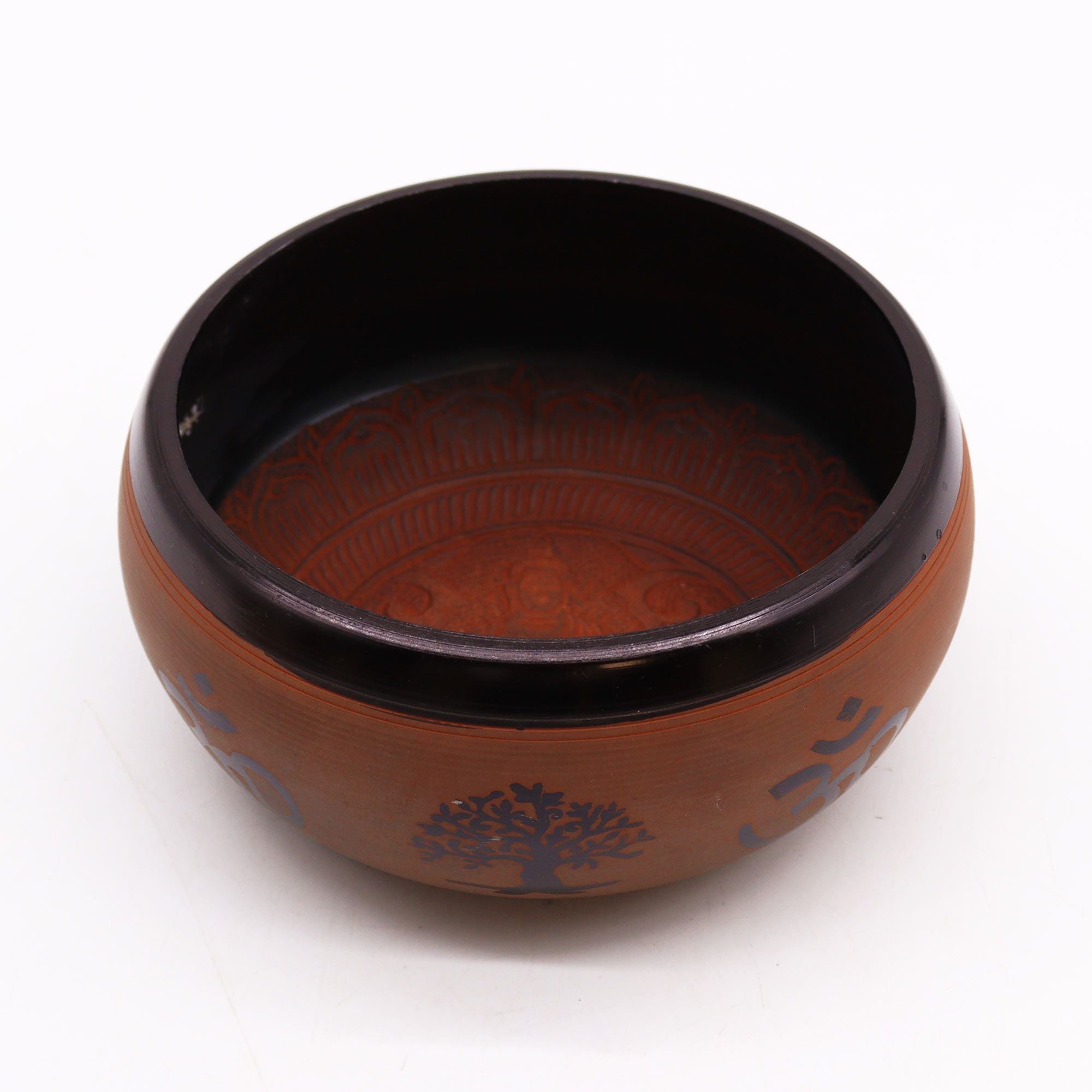 Earth Powder Singing Bowl Clay Om  Buddha