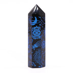 Mystic Story Midnight Blue Black Obsidian Point
