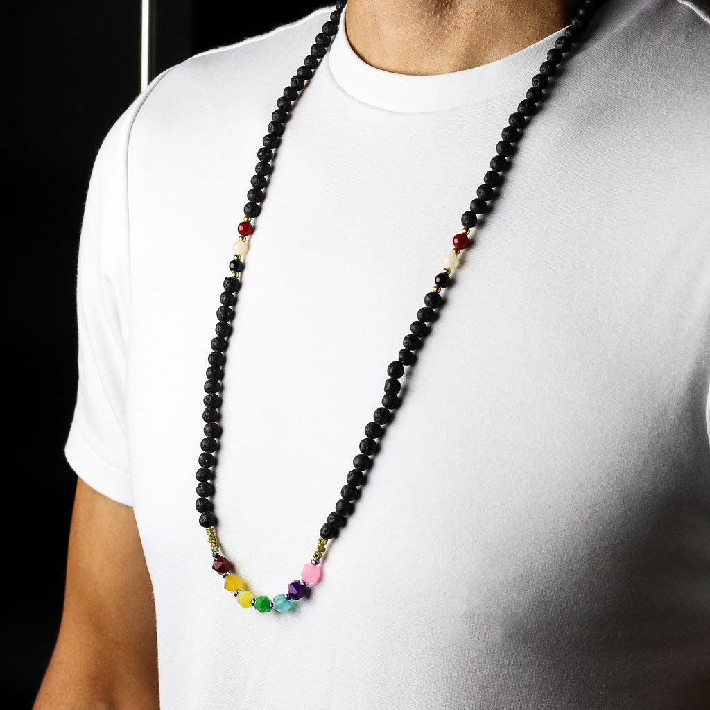 Emotional Healing Essence of the Volcano Necklace