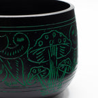 The Mushroom Cauldron Singing Bowl — Green