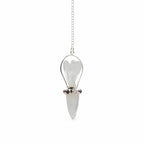 Celestial Guide | Clear Quartz Angel Two-Piece Pendulum with Chakra Band