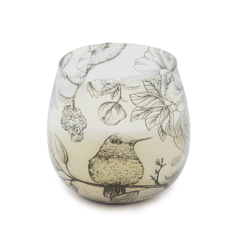 Drawn by Flame — Small Illustrated Glass Jar Candle