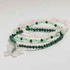 Nymph Spirit Gemstone Bracelet Set - Forest Spirit