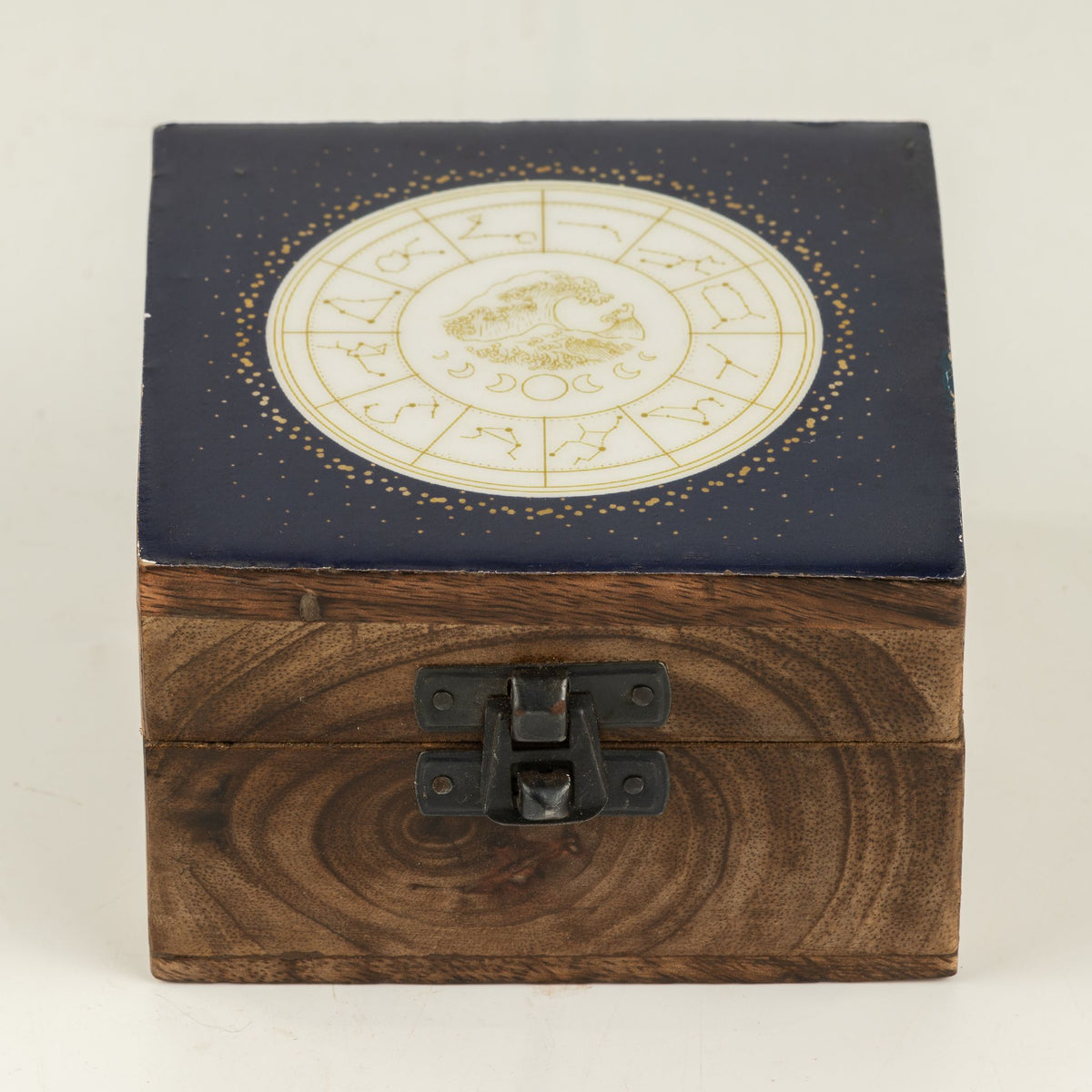 Aquarius Small Enamelled Keepsake Box