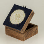 Libra Small Enamelled Keepsake Box