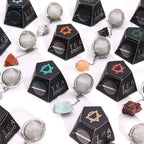 Smoky Quartz Raw Crystal Gemstone Tea Strainer