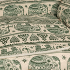 Green Lucky Elephant Pet Bed  – PAW