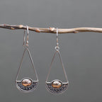 Luna Balance Silver & Gold Earrings